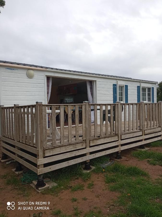 Mobilhome Nature Saint-Laurent-sur-Mer Exterior photo